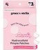 grace &amp; stella Pimple Patches for Face - Fast Acting Hydrocolloid Acne Patch That Absorb Gunk, Flatten Breakouts - Zit Stickers for Clear Skin - Dermatologist-Tested, Vegan (Invisible, 72 Count)