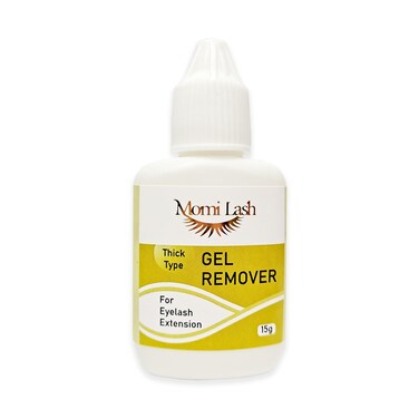 Gel Remover Clear, Professional Eyelash Extension Remover for Cluster Lashes, Quick &amp; Powerful Eyelash Extension Glue for Sensitive Skin, Adhesive Lash Remover Non-Scent Thick Type (15g)