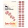 Semi Cured Gel Nail Strips   Sun Cured Gel Nail Wraps No LED Lamp Needed Easy Apply &amp; Remove   Includes 28 Strips, 1 Prep Pad, 1 Nail File &amp; 1 Wooden Stick - Hey, Summer Sweetheart