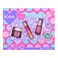 Luna Star Klee Makeup Kit with Nail Polish, Glitter Gel and Lip Shimmer. Kid-Friendly and Non-Toxic. Made in USA. (Pink Sugar Swirls)