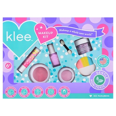 Luna Star Klee Deluxe Makeup Kit. Non-Toxic and Kid-Friendly. Made in USA. (Sweet Lil Nothings)