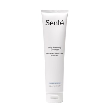 Sente Daily Soothing Facial Cleanser For Dry and Sensitive Skin - Gently Removes Oil, Impurities and Makeup - with Vitamin E - 5.5 Fl Oz