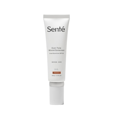 Sent&eacute; Even Tone Mineral Sunscreen Tinted Broad-Spectrum Lotion - Medium-Dark SPF 36 - UVA/UVB Protection - 40-Min Water-Resistant - 50 ml
