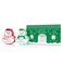 Spongell&eacute; Snowpeople Gift Set Body Wash Infused Buffers, Let It Snow