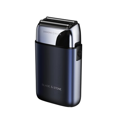 Blade &amp; Stone&trade; PS501 Foil Shaver   Graphene-X&trade; Blade   Professional Foil Shaver for Men   8000 RPM Durable Motor, All-Metal, Cordless Barber Shaver - Dark Night