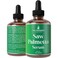 Saw Palmetto Serum for Hair Growth and Thickening - With Rosemary, Peppermint, Pumpkin Seed Oils. Vegan Moisturizing and Strengthening Scalp Treatment for Women, Men, Weak, Dry, Frizzy Hair 2oz