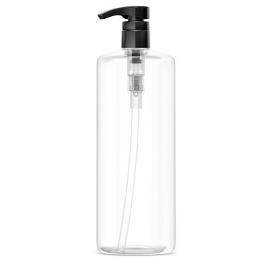 Bar5F Pump Bottle 32-Ounce 1-Liter Empty for Shampoo Conditioner Body Wash Lotion BPA-Free Crystal-Clear (Pack of 1)