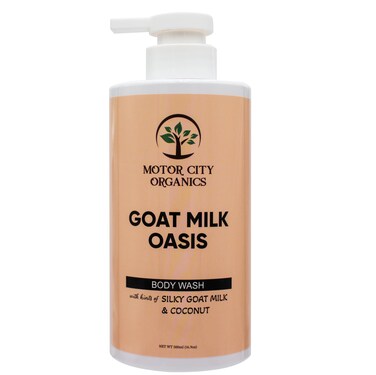 Goat Milk Oasis Body Wash   Enriched with Goat Milk &amp; Coconut - 16.9 oz   Gentle Formula   Suitable for All Skin Types   Paraben-Free