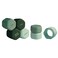 Cadence Travel Containers - Full Skincare Set - Magnetic Travel Capsules - 2 Small (0.56oz), 4 Medium Capsules (1.32oz), &amp; Extender (1.43oz) with Multiple Labels for Better Organization - Evergreen