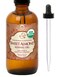US Organic Sweet Almond Kernel Oil, USDA Certified Organic,100% Pure &amp; Natural, Cold Pressed Virgin, Unrefined in Amber Glass Bottle w/Eyedropper, Sourced from Poland (4 oz (115 ml))