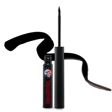 REINA REBELDE Zapatista - Black Liquid Eyeliner   Black Rebel Eye Definer Liquid   Felt Tip, Water Resistant, Long Lasting   Cruelty Free &amp; Vegan/Precise Application
