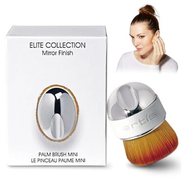 Artis Elite Palm Makeup Brush Luxury Synthetic Cosmefibre Brush Ideal For Foundation, SPF, Skincare Use With Liquids, Powders, and Creams Creates A Streak-Free Application