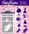 Fairytales Temporary Tattoo Stencil Set for body art &amp; glitter tattoos