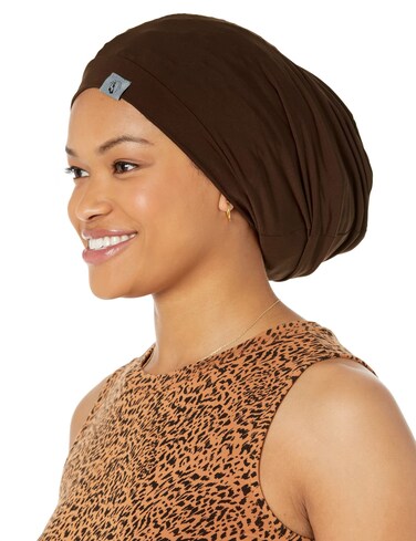 Fairy Black Mother Dreadlocks Loc Cap Adjustable Bonnet for Men &amp; Women(Brown, Medium)