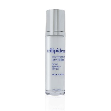 Trilipiderm Protective Day Cr&egrave;me, Broad Spectrum SPF 30 &ndash; Lightweight, Fast-Absorbing Moisturizing Sunscreen Protects while helps boost collagen and fight free radical damage