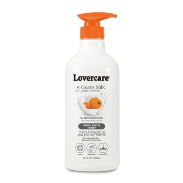 Lovercare Goat Milk Body Lotion for Dry Skin Royal Jelly &amp; Honey 27.05oz (800ml) - Single&hellip;