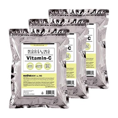 (3 pack) No.103 Vitamin-C Modeling Mask Powder for Professional Facial Treatment, 35 Oz.