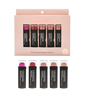 Manna Kadar Full Size Liplocked Priming Lipstick Set, 5 Count