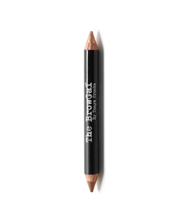 The BrowGal - 2 in 1 Double Head Highlighter &amp; Concealer Pencil-03 - Gradient Effect Eyebrow Makeup, Lifting &amp; Highlighting Eyebrows, Natural Looking Brows, Smudge Proof &amp; Anti-Fade - " Toffee/Bronze