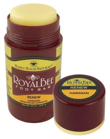 Honey House Naturals Royal Bee Foot Bar -Renew- 2.5 Ounce Twist Up Tube &ndash; All Natural Ultra Moisturizing &ndash; Essential Oil Infused &ndash; Made in USA