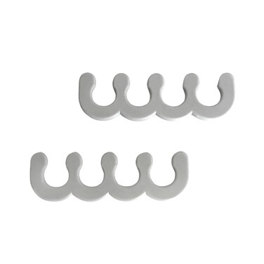 Barefoot Scientist Spaced Out Gel Toe Separator Nail Spreaders, Pedicure Toe Spacers for Women and Men, Relax and Strengthen Sore Feet, 2 Sizes Included