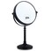 MIRRORVANA 20X Magnified Makeup Mirror with Stand - Double Sided 20x and 1x Cosmetic Mirror for Make Up Desk, Dressing Table, Bathroom Countertop - 6" Wide &amp; 12" Tall (Black)