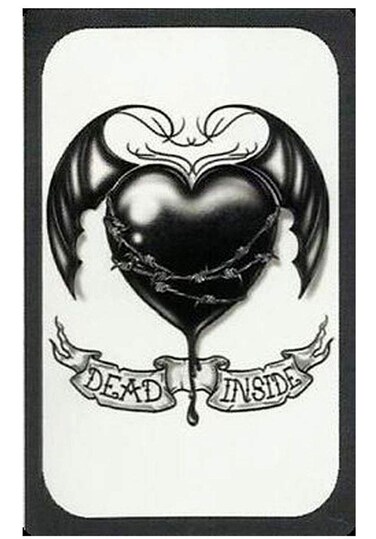 Tinsley Transfers Temporary Tattoo, Dead Inside