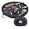 Lay-n-Go Cosmo Drawstring Cosmetic &amp; Makeup Bag Organizer - Portable Drawstring Makeup Bag w/Zipper Pocket, Makeup Loops &amp; More - Durable, Machine Washable Makeup Bag for Travel (22&rdquo;, Black)