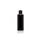 Infinity Jars Black Ultraviolet Glass Easy-Pour Screw-Top Bottle 100 ML(3.38 fl oz) Airtight Refillable Container with Neck Finish for Oil, Coffee, Spices, Perfumes - Black UV glass storage jars