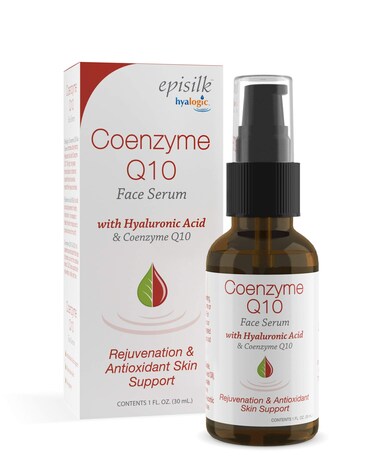 Hyalogic Episilk Coenzyme Q10 Serum w/Hyaluronic Acid for Collagen Support   Visible Firming Facial Serum For Dry Skin   Skin Rejuvenation - Antioxidant Serum (1 fl oz)