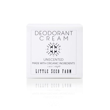Little Seed Farm All Natural Deodorant Cream, Aluminum Free Deodorant for Women or Men, 2.4 Ounce - Unscented