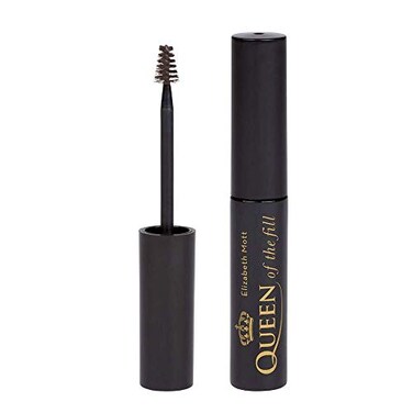 Elizabeth Mott Queen of the Fill Eyebrow Gel &ndash; Tinted Brow Filler, Volumizer &amp; Setter, Natural-Looking Fuller Brows &ndash; Covers Gray Hairs, Water-Resistant, Long-Lasting &ndash; Cruelty-Free, Blonde Shade, 4g