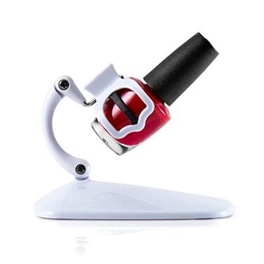 Grip and Tip Nail Polish Bottle Holder - Fingernail Polish Bottle Holder   Tilted and Anti-Spill Stand   Fingernail Painting, Nail Art Tools   Nail Polish Accessories For Mani and Pedi