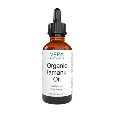 ORGANIC TAMANU OIL 100% Pure &amp; Natural, Unrefined, Cold-Pressed For Face, Dry Skin, Nails, Lips, Body &amp; Hair - Reduce Hair Breakage