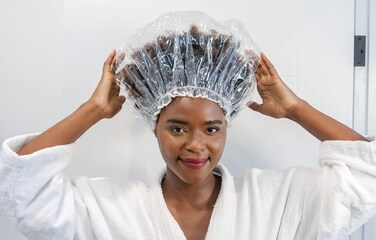 Shower Cap Contains Larger Hairstyles, Braids, Dreadlocks, Afros, or Rollers