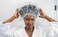 Shower Cap Contains Larger Hairstyles, Braids, Dreadlocks, Afros, or Rollers