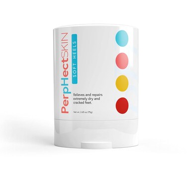 Intensive Foot Repair Roll-On for Cracked Heels and Dry Feet with Rich Natural Emollients, Cupuacu Butter, Shea Butter, and Vitamin E. Non-Messy and Non Slippery, 2.65 Oz