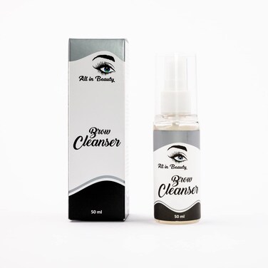 All in Beauty Spray Brow Primer and Cleanser, Eyebrow Primer for Hair and skin before henna application and other brow treatments. Deep Cleansing and Conditioning Cleanser for Eyebrows.