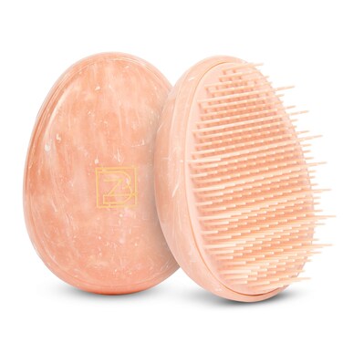 Travel Brush - Mini Hair Brush for Women Teens Kids - Scalp Massager Hair Care - Small Portable Brush - Thick, Curly, Straight, Wet, Dry - Compact Detangler - Purse Essentials - Sensory
