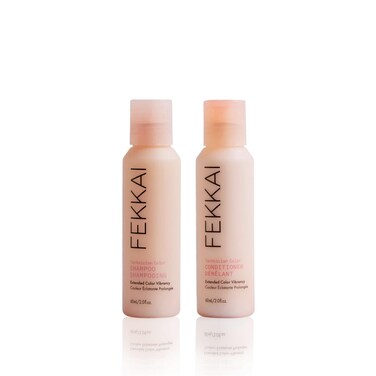 FEKKAI Technician Color Shampoo (2 oz) + Conditioner (2 oz) - Extends Vibrancy of Color-Treated Hair - Free of Sulfates, Parabens, Phthalates - Vegan, Cruelty-Free