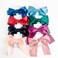 Oliver &amp; Emilia Hair Bows - Cute Hair Ties Satin Bow Clips for Girls and Women, French Barrettes, Coquette Ribbon Accessories for Little Girl (8 Pack)