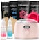 KoluaWax Premium Waxing Kit for Women - Hot Melt Wax Warmer for Hair Removal, Eyebrow, Bikini, Legs, Face, Brazilian Wax &amp; More - Machine + 4-Pack Hard Wax Beads + Accessories, Blush