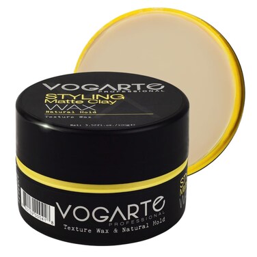 Hair Styling Clay Wax for Men, Natural Hold &amp; Matte Finish, 3.52 oz