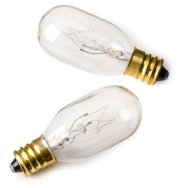 JERDON Makeup Mirror Replacement Bulbs - 2 Replacement Bulbs Makeup Mirrors - JPT25W