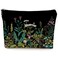 Small Makeup Bag for Purse Cute Canvas Waterproof Cosmetic Bags for Women Zipper Travel Toiletry Pouch-Wildflowers Makeup Bags