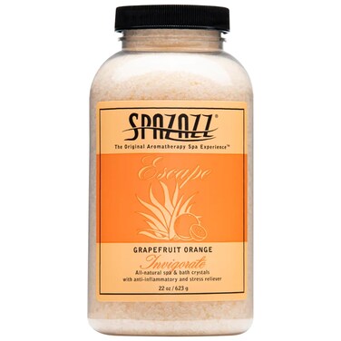 Spazazz 7380C Spa and Bath Crystals, Grapefruit Orange