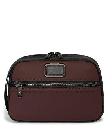 TUMI - Alpha Bravo Response Travel Kit - Hanging Toiletry Kit - Travel Bag - TUMI Tracer - 6.3" X 9.5" X 3.5" - Oxblood