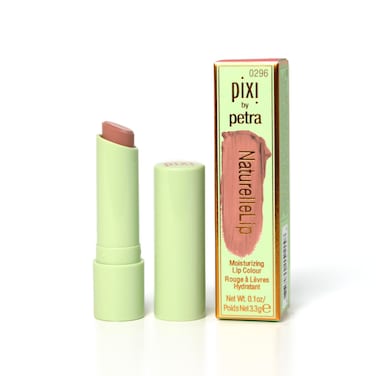 Pixi Beauty Naturelle Lip - Pecan, Sunflower Based Moisturizing Lipstick, Vitamin E &amp; Jojoba Seed Oil Lip, Demi-Matte Finish