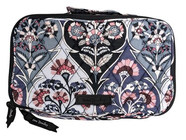 Vera Bradley Medium Iconic Blush &amp; Brush Makeup Case (Ornate Blooms)