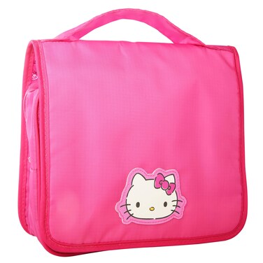Hello Kitty Travel Toiletry Bag, Hanging Toiletry Bag Pink, Makeup Bag, Sanrio Travel Official License